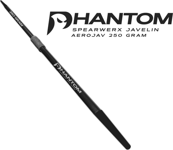 Aerojav 250 gram PHANTOM by SPEARWERX Training and Competition Javelin (SHIPPING APRIL)